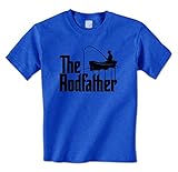 The RodFather - Funny Godfather Fishing Joke Fisherman Mens T-Shirt XL Royal