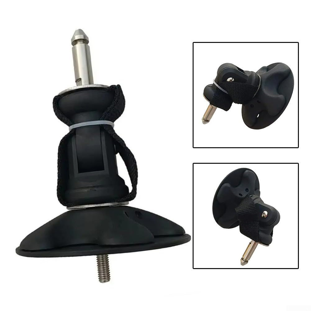 Base per albero da windsurf, rotazione a 360°, perno M8 in acciaio inox e giunto tendineo in nylon, per riparazione tavola da vela, pezzo di ricambio