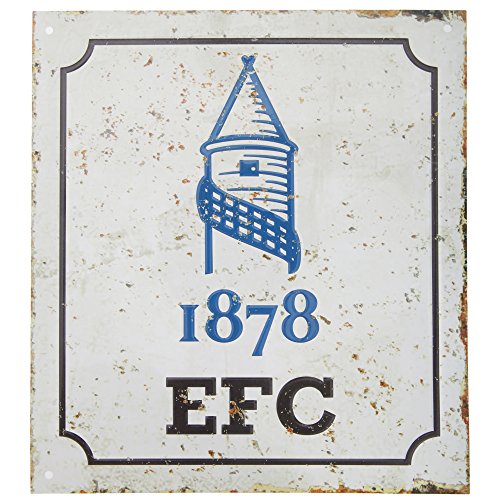 Everton FC Official Retro Football Crest Bedroom Sign