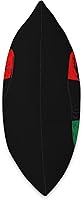 Vista 2 de Pan African Pride Black History Handfist Black History Juneteenth - Almohada de bandera panafricana de la Unia, 16 x 16 pulgadas, multicolor