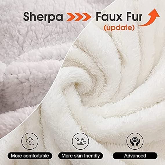 Halloween Throw Blanket for Couch and Bed Spider Webs Witch's Hat Black Bats and Decorated Pumpkins Print on Soft Blanket for Kids and Adult