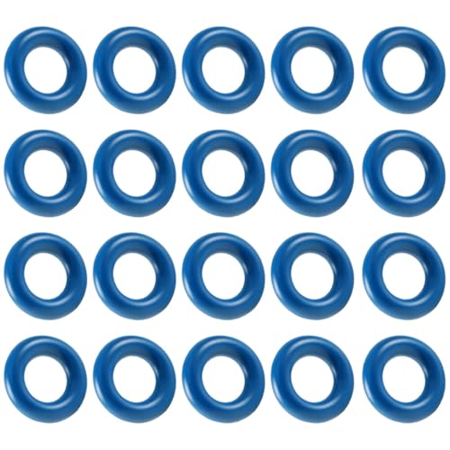 KPALAG 20PCS Universal Fluorine Rubber Fuel Injector O-Rings Set 7.52mm X 3.53mm Injector Seals Kit Compatible with IWP063 IWP069 IWP181 IWP189 IWP162 0280158233 0280158091 0280158020 Fuel Injector