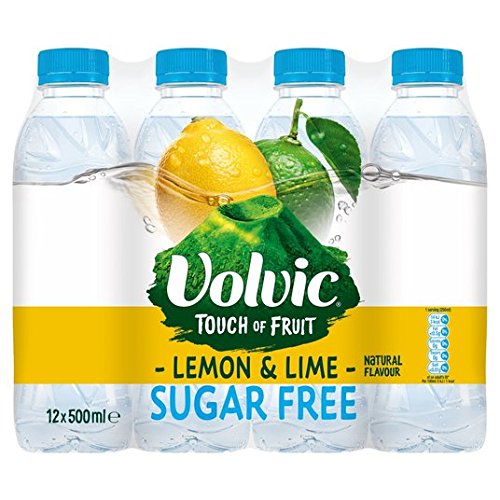 Volvic Touch of Fruit Sugar Free Lemon & Lime 12 x 500ml