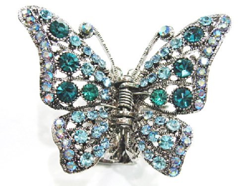 Rougecaramel - Fermaglio per capelli con strass a