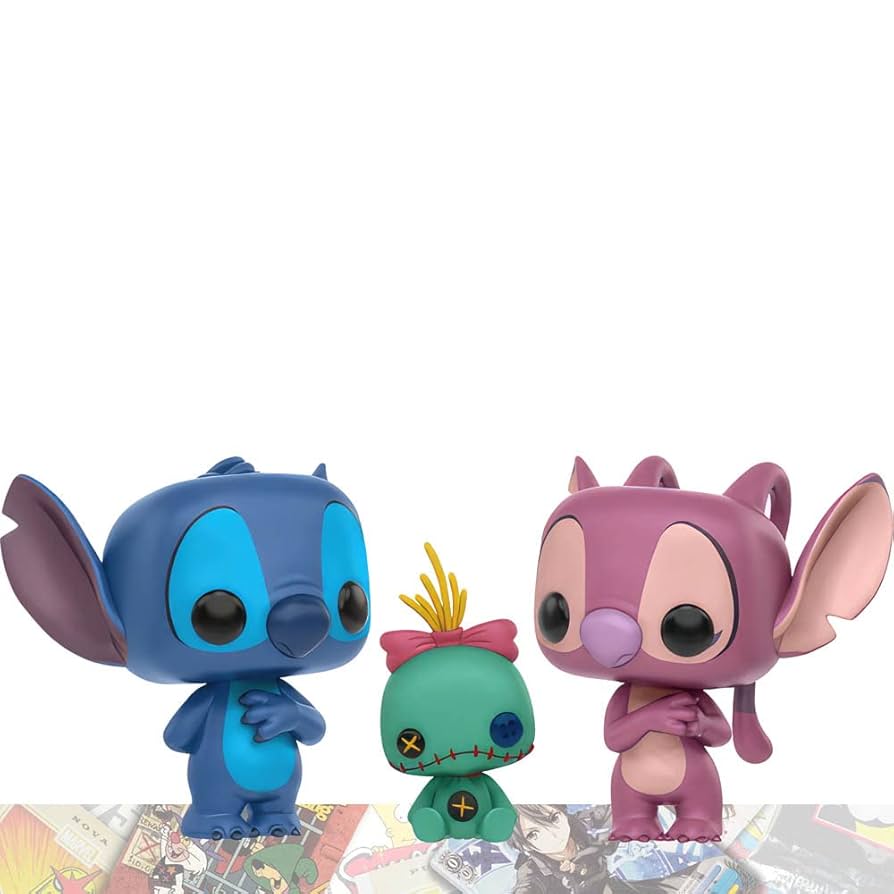 最終値下げ　スティッチ　エンジェル　スクランプDisney stanDs セット STITCH - 香港ディズニーランド 限定 スティッチ エンジェル