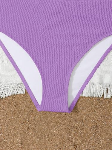 Image of RoseSeek Girl's 2 Piece Padded Bathing Suit Wireless Starfish Swimsuit Spaghetti Strap Vacation Beachwear Set