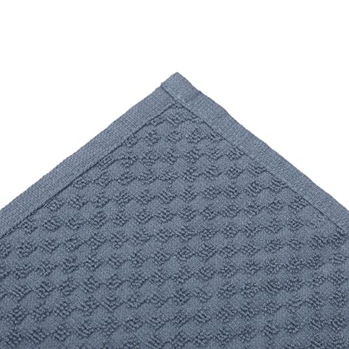 Dg Collections Terry Dish Towels, 100% Cotton Kitchen Towels, Set Of 8(Size: 15X25 Inches) - 400 Gsm, Absorbent Terry Cloth Dish Towels, Very Soft Tea Towels - Smoke Grey Color #TOP5