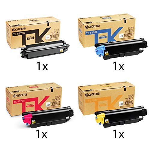 Preisvergleich Produktbild 4X KYOCERA TK-5270 SPARSET Toner 1T02TV0NL0
