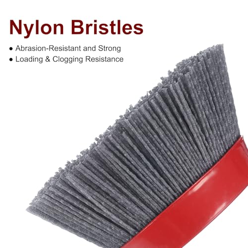 Image of HARFINGTON 2pcs 4 inch Nylon Filament Wire Wheel Cup Brush for Angel Grinders with 5 /8 inch Round Metal Hole, Abrasive Wire Brushes Set for Rust /Corrosion /Paint Removal and Scrub Surfaces