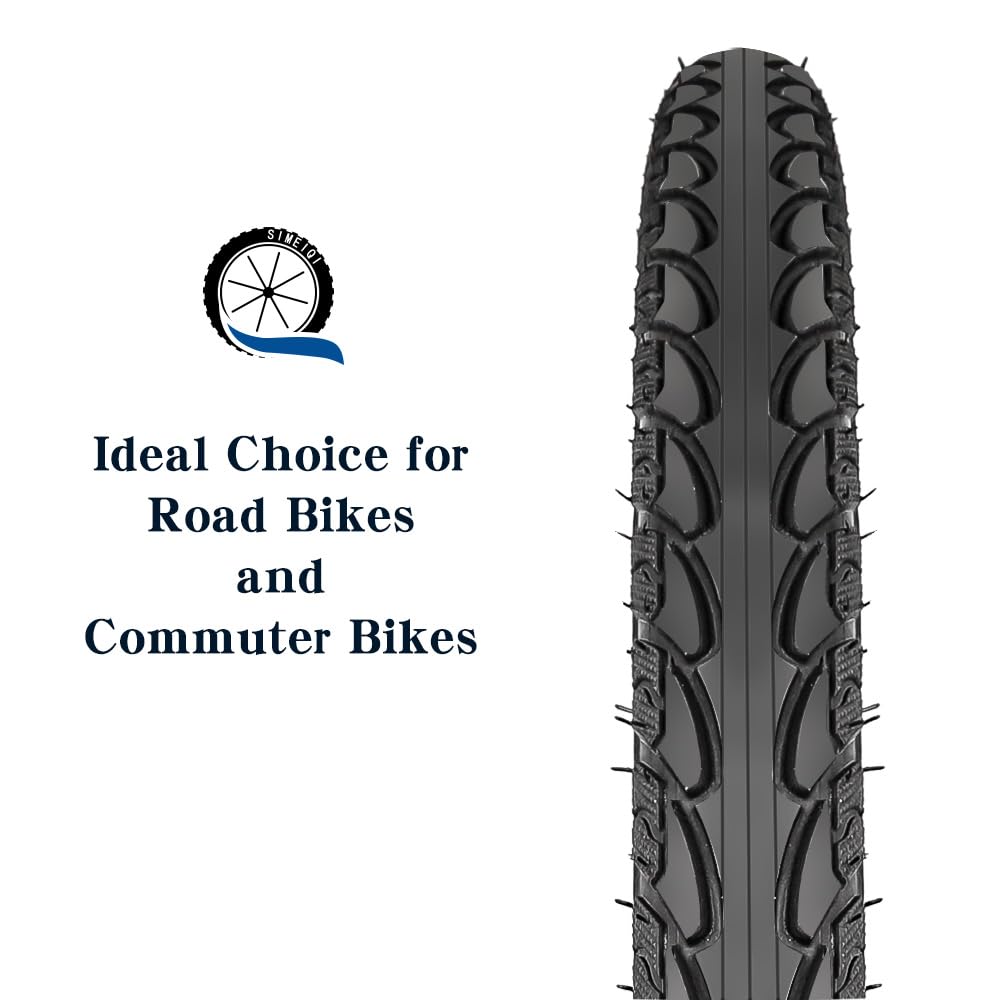 Paquete de 2 Ruedas Cubiertas Antipinchazos Bicicleta Carretera 700 x 35 C con 2 Tubos Interiores Presta, 2 Palancas, Reflectantes, Neumáticos Plegables (2 Neumáticos, 2 Tubos, 2 Palancas)