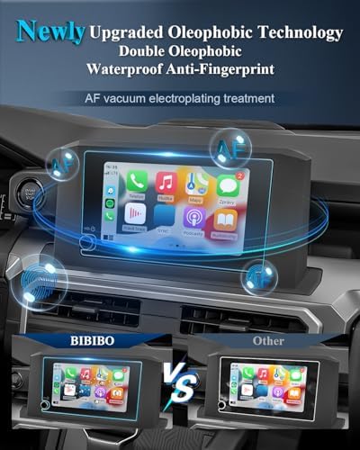BIBIBO Matte Anti Glare 2024 2025 2026 Tacoma Screen Protector for 2024-2026 Toyota Tacoma SR /SR5/TRD PreRunner 8" Frosted Tempered Glass [Anti Glare& Scratch Anti-Fingerprint]