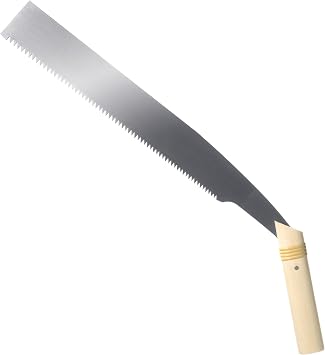 KAKURI Temagari Saw 13" Japanese Tree Limb Saw, Razor Japanese Steel Blade, Large Hand Pruning Saw for Cutting Tree, Log, Limb, Thick Branch, Raw Wood, Made in JAPAN