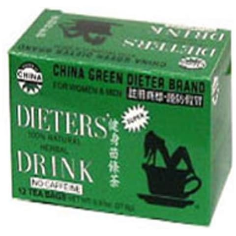 Uncle Lees Teas Dieters Tea China Green, 12 Bags (Pack of 4) Cover