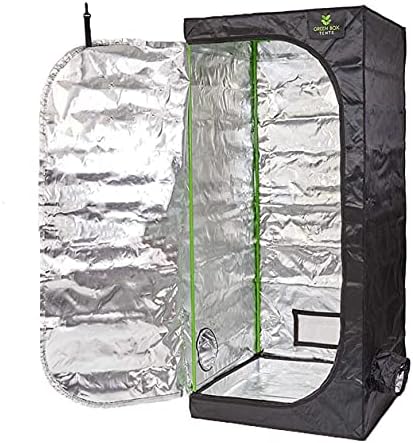 Hydroponics Propagation Grow Tent Grow Room 0.8m x 0.8m x 1.8m Cutting Plant Indoor Growing Silver Mylar 600D Dark Box Bud