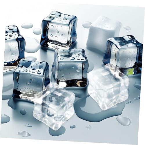Cubitos de hielo simulados de acrílico transparente para rellenar jarrones y decoración fiestas 6
