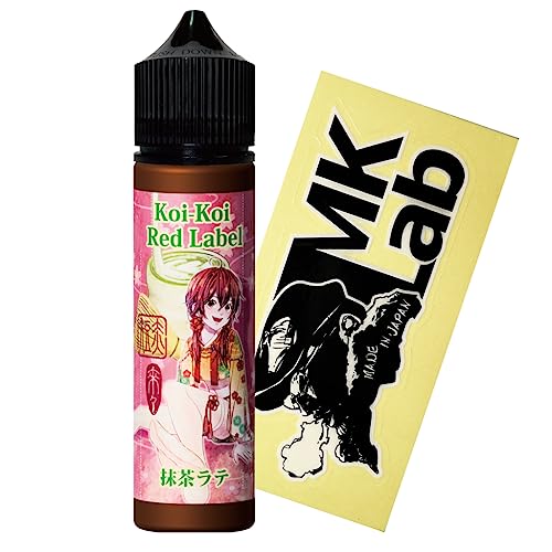 �yMK Lab�z�������� �ԒZ �������e 60ml �I���W�i���X�e�b�J�[�t�� KoiKoi MK VAPE �d�q�^�o�R ���L�b�h ���� �~���N �Z�� �m���j�R�`��