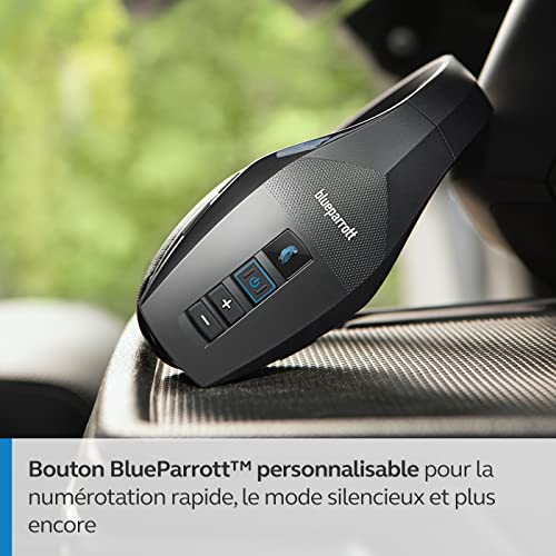 Jabra BlueParrott B650-XT Casque Mono Bluetooth sans Fil pour des Appels Clairs - avec 4 Microphones pour Annuler 96% du Bruit de Fond - Contrôle Vocal et Annulation Active du Bruit