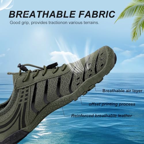 Image of Voyabarefoot Shoes for Women Men 2026 Upgrade Wide Toe Box Barefoot Hiking Sandals,Non-Slip Adjustable Water Shoes for Beach Walking Travel, Comfortable Slip On Walking Shoes