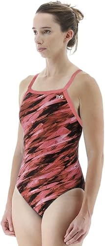 TYR Sport Women's VITRIC Diamondfit, RED, 30