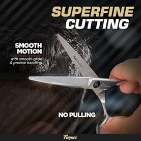 Alternative view of Fagaci Professional Hair Scissors 6” Extremely Sharp Blades, Fine Cutting Blades, Hair Cutting Scissors Professional, Hair Shears, Barber Scissors Set for Men and Women, Haircut Scissors Hair Kit