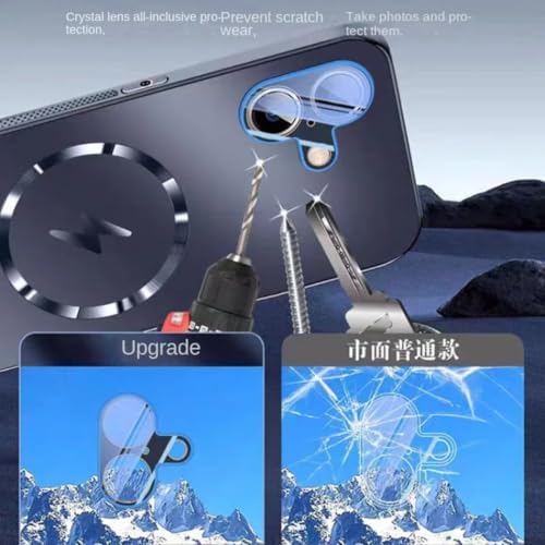 Coque magnétique iPhone 14 Pro Max violette pour voyage et jeu