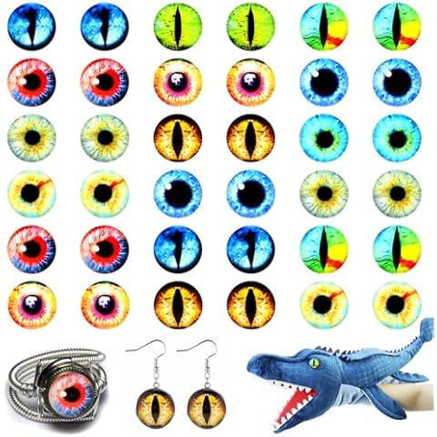 JSRQT Dragon Eye Glass Eyes for Crafts Cover
