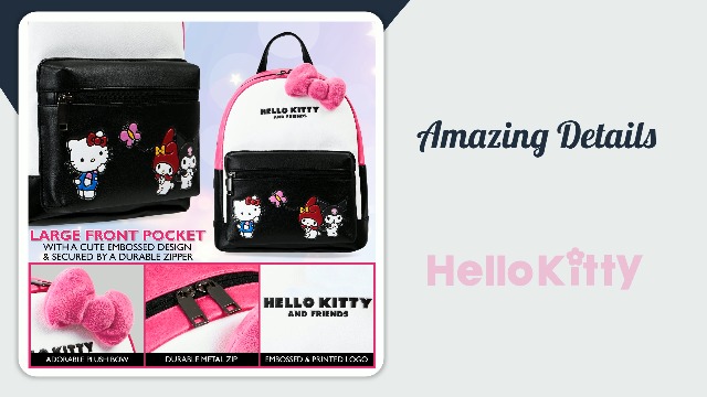 Amazon.com: Hello Kitty Sanrio Backpack for Teens, Women, Kawaii