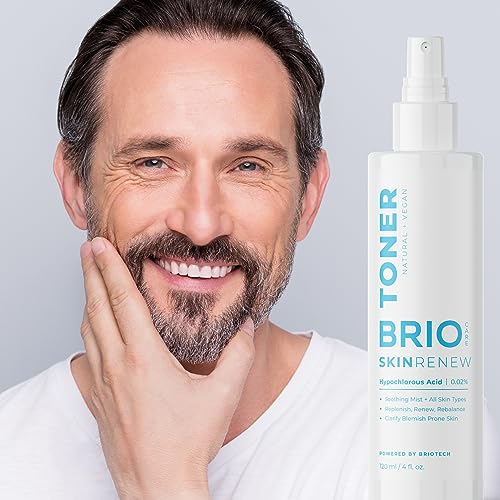 Briotech Hypochlorous Acid Spray Toner Face And Skin, Briocare Skin Renew Toner Natural & Vegan Hocl Skincare, Reduce Acne Appearance, Soothing Mist For Redness & Bumps #TOP7