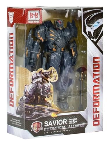 Image of DEFORMATION Black Mamba H8001-2 Jet Fighter, Action Figure, ABS+Alloy, 7 Inch, Age 8Y+