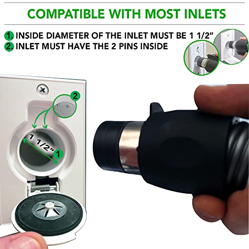 OVO Central Vacuum Deluxe Kit,ON/Off Switch Control Low-Voltage Hose, 12’’ Premium Floor Brush, Cleaning Tools and Easy Storage Accessories, for Hard Surfaces - Image 4