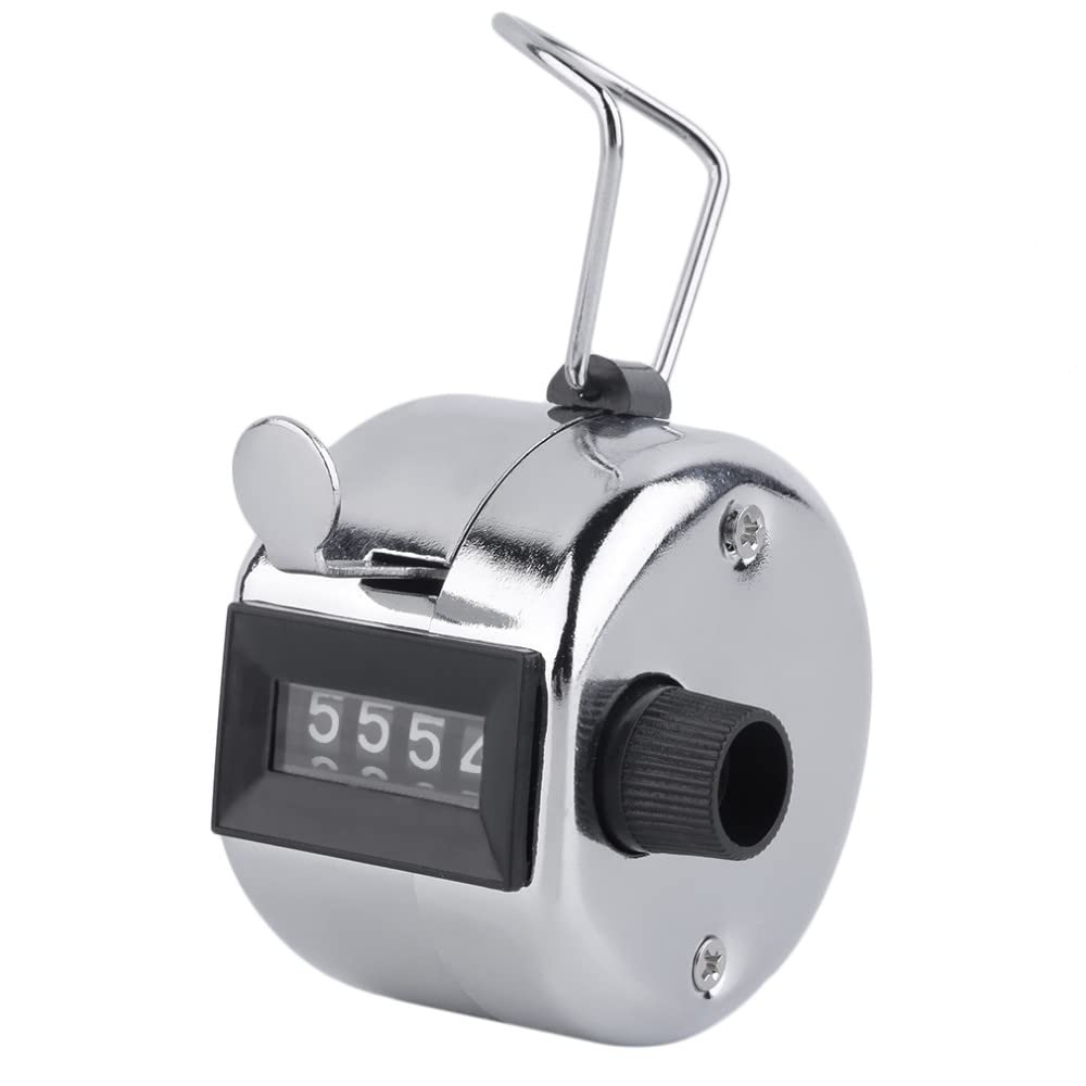 Compteur De Clics Électronique à Fleurs Strass - Réinitialisable, Écran Clair, 10.8cm - Pour Sports, Éducation, Comptage Quotidien