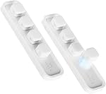 IWALK Clips de câbles magnétiques pour la gestion des câbles, 4 Pack Cord Organisateur Porte-Cord, Organisateur de fil pour bureau, Chargeur de téléphone, Ordinateur, Maison, Bureau, Voiture