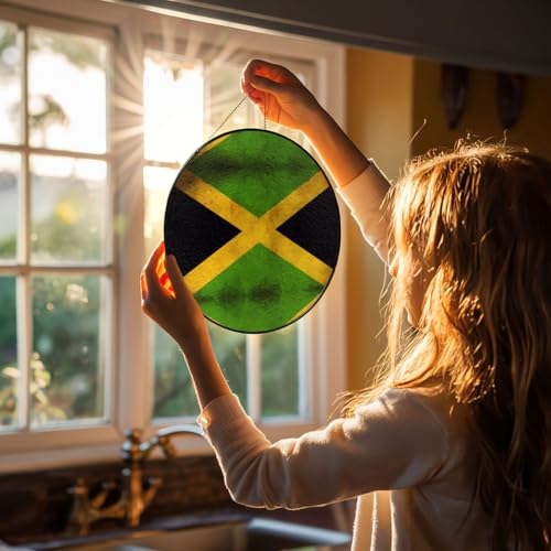Atrapasueños de Jamaica Phayah para ventanas aburridas decoración de porche y jardín de 30 cm 6