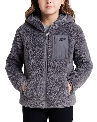 Veste polaire fille Reebok : finissez-en avec le froid grâce au sweat fausse fourrure zippé