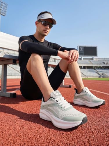 Image of OFF LIMITS Men's Nitrorun Running & Training Shoes - Superior Cushioning, Enhanced Grip TPR Outsole, Superior Traction, Anti-Skid, Lightweight, Shock Absorption Tech, Sports Footwear