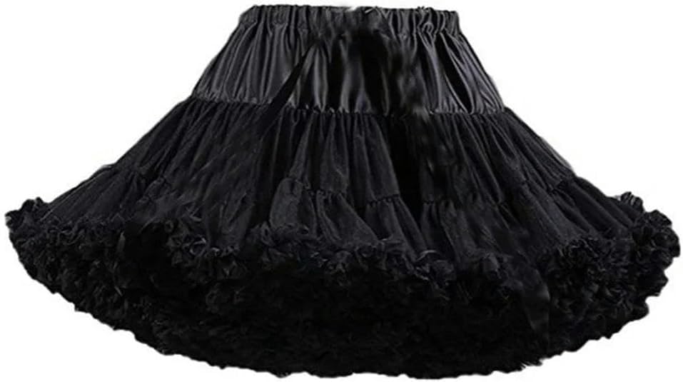 Cosplay Petticoat Ball Gown Underskirt Short Dress Lolita Sissy Skirt Maid Costume Plus Size Party Wear
