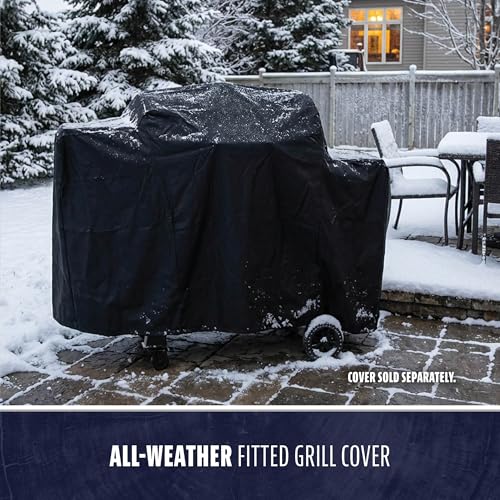 Pit Boss 1300 Navigator Series WiFi & Bluetooth Wood Pellet Grill & Smoker, Flame Broiler and Touchscreen Controller, 1,329-Sq. In. Cook Space, 180°F to 500°F Temp Range, Meat Probe, 30 lb. Hopper - Image 11