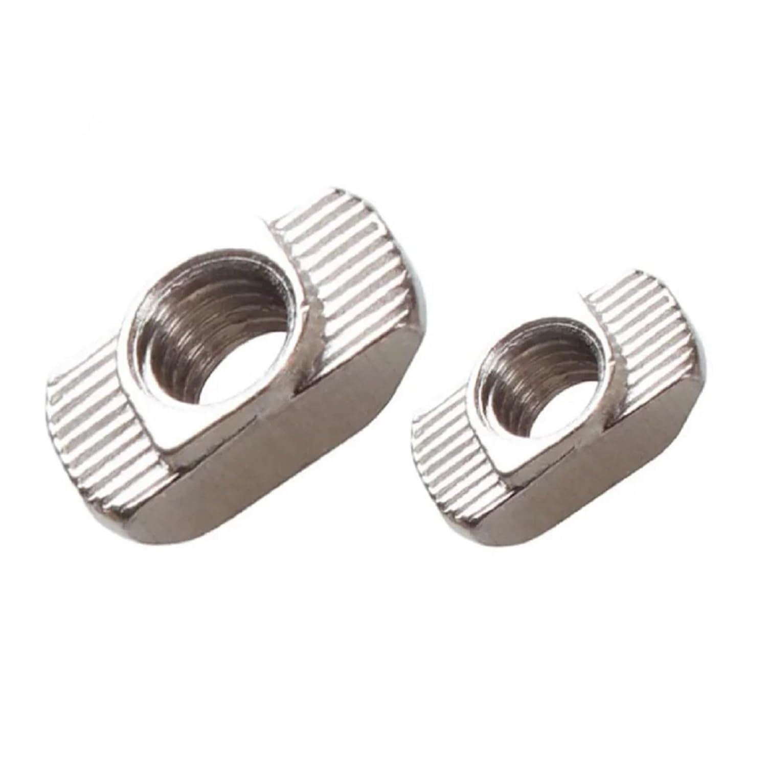 Tスロットナット CNC 3Dプリンター用Tハンマーヘッドナット（ニッケルメッキ）2020-4545プロファイルM3-M8用 10個