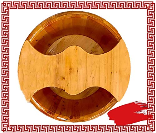 Masajeador de pies de madera BABYCE con tapa y masajeadora miniatura 4