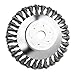 Produktbild Joyhoop Unkrautbürste Freischneider 200 x 25,4 mm, Wildkrautbürste für Motorsense,Drahtbürste Freischneider für Unkrauttrimmer Stihl Effektive Moosentfernung und Unkraut