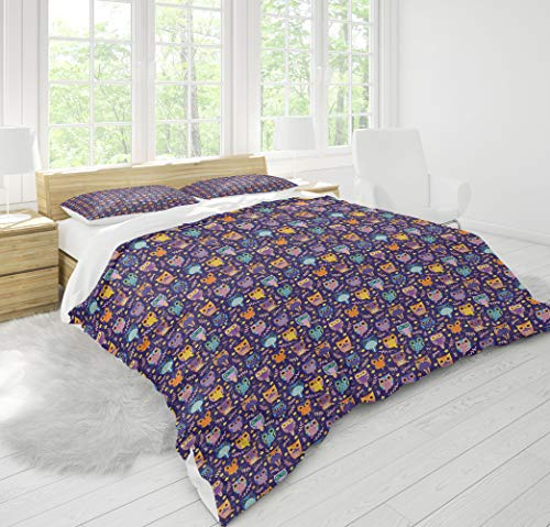 Housse de couette oiseaux comiques pour illuminer la décoration de la chambre à coucher - 3