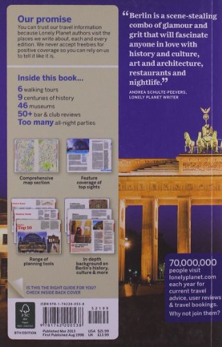 Lonely Planet Berlin: 8 [Lingua Inglese]