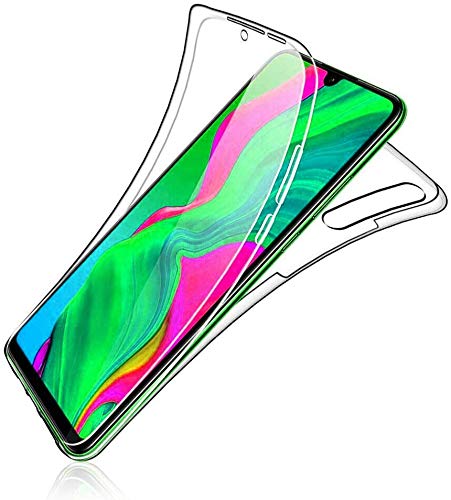 COPHONE - Cover per Huawei P SMART Z 100% trasparente a 360 gradi protezione totale morbida anteriore + rigida posteriore. Custodia touch antiurto a 360 gradi per Huawei P SMART Z