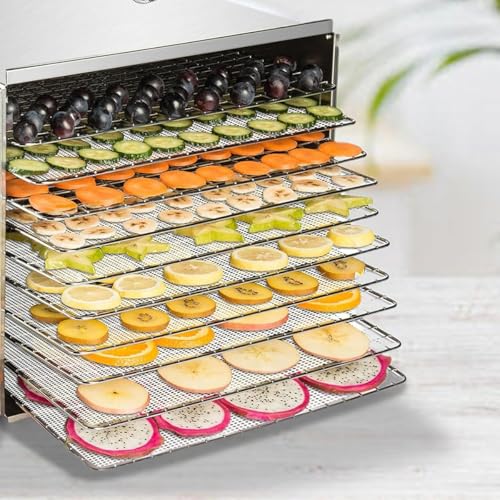 8 Stück Dörrfolie für Dörrautomat, Silikon Dehydrator Blätter,Antihaft Silikon Folie Rechteckige,38.5×28.5cm Dörrfolie Antihaft Dampfmatten,Antihaft Silikon Folie Dehydrator Blätter für Obsttrockner – Bild 5
