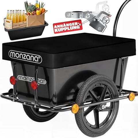 MONZANA Remorque de vélo 90L Cover
