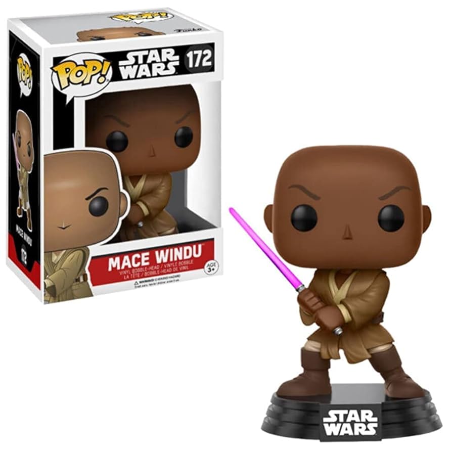 FunkoPop！172 MACE WINDU メイス ウィンドゥ　限定版 Amazon.com: Funko POP! Star Wars Mace Windu Exclusive Vinyl