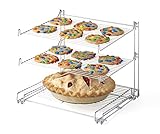 KOVOT 3-Tier Cooling Rack (Chrome) | Space Saving Vertical Design
