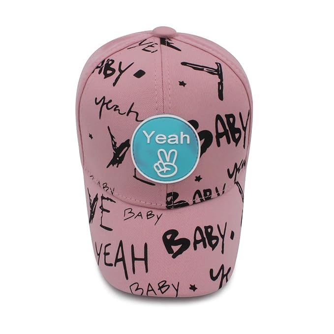 Image of VRITRAZ Unisex Kids Baseball Cap, Lightweight Adjustable Casual Sports Hat | for School, Travel and Outdoor Activities, Boys and Girls (4-12 Years)