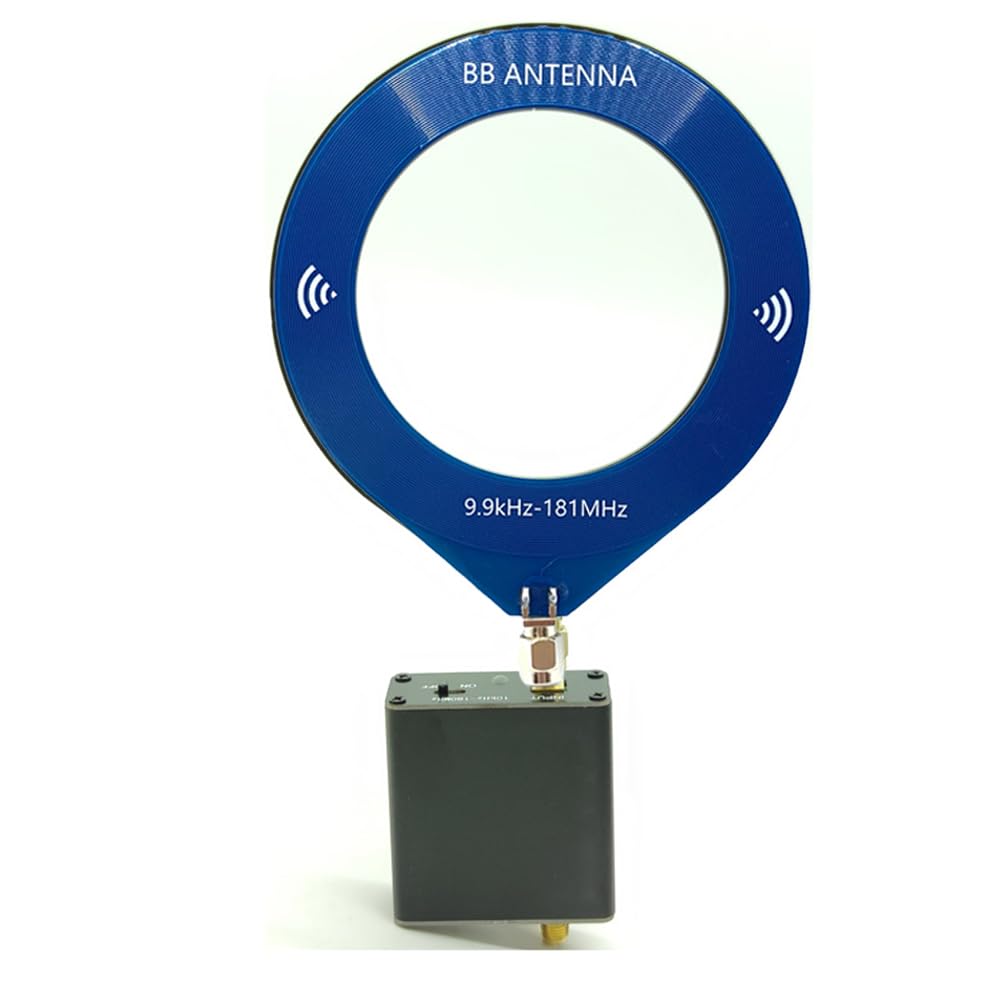 Mini antena, rango de frecuencia de 9,9 kHz a 181 MHz, interfaz de pin SMA para una mejor comunicación por radio