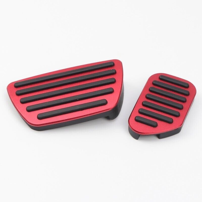 for Toyota 4Runner 2014-2024 Red Gas Brake Pedal Pad Cover 2pcs Car Accessories